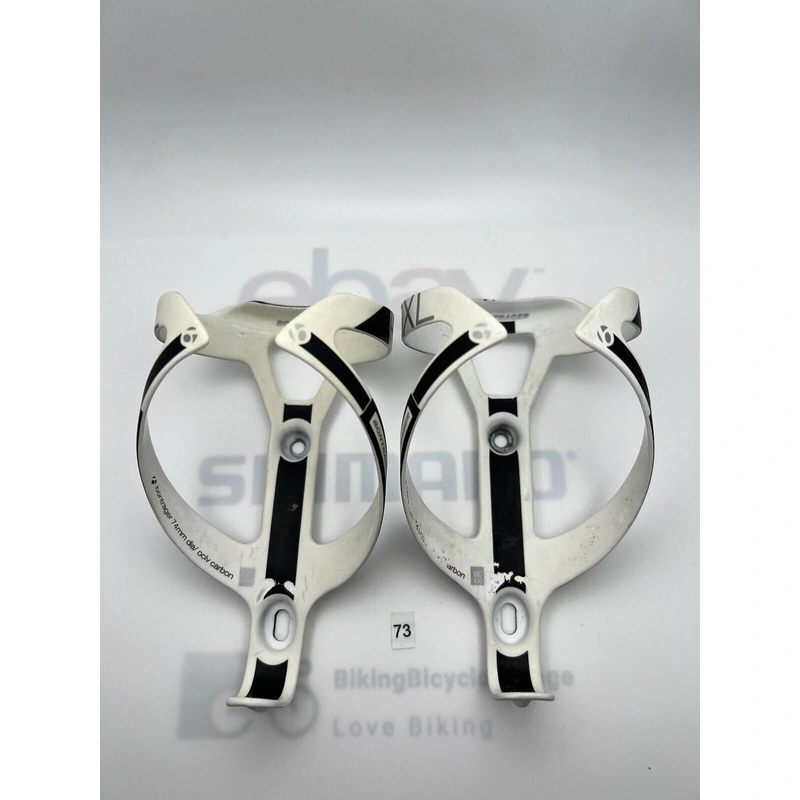 (2) Bontrager RXL Carbon Bottle Cages Matte White 54g